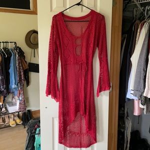 Sheer & sexy swimsuit cover up